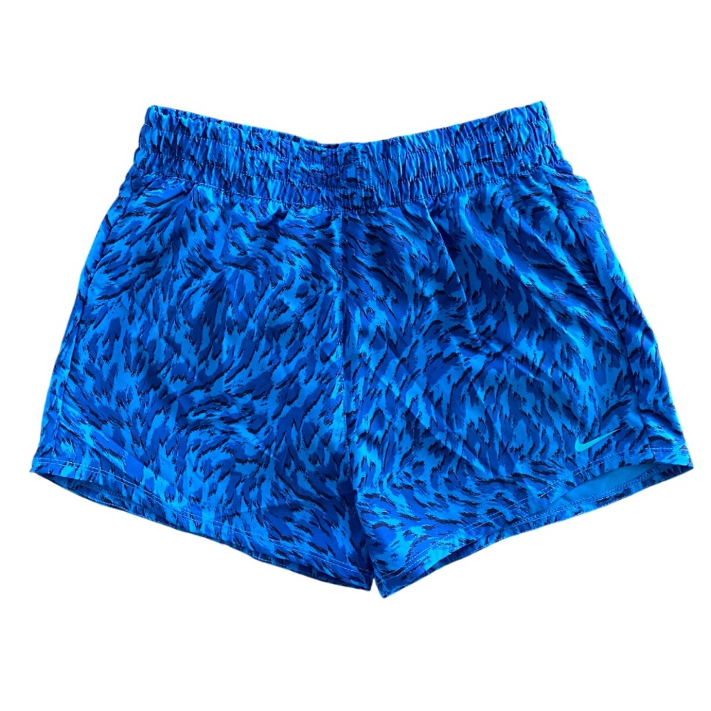 Nike Kids Girl's Shorts DriFit Blue Active Wear Lined NWT